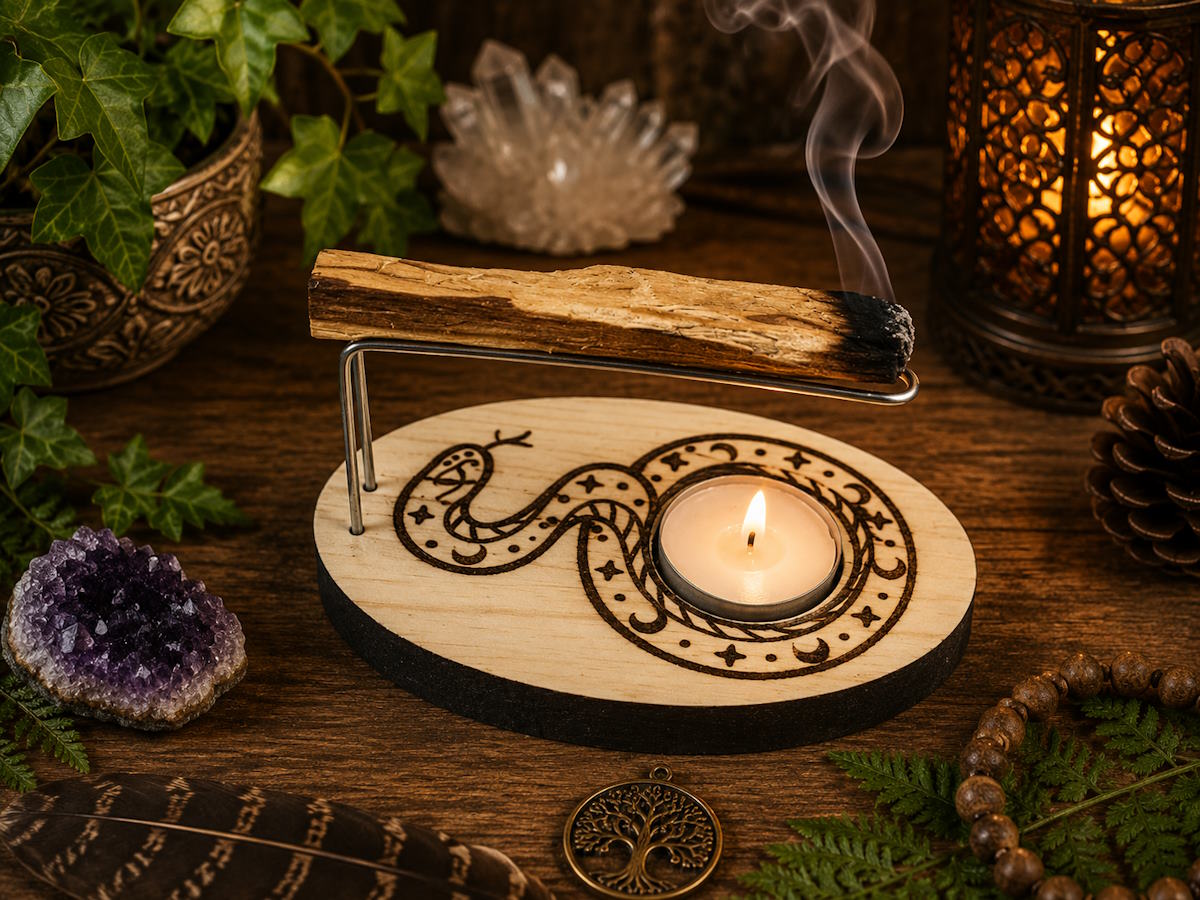 Quemador Palo Santo Serpiente